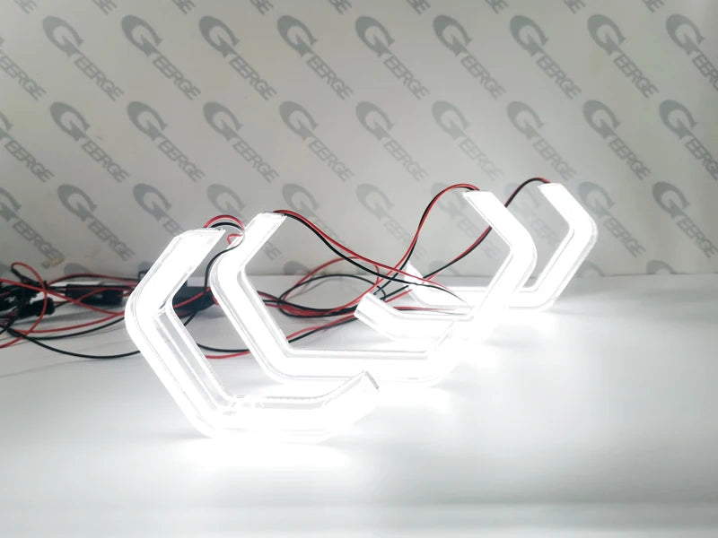 LED Angel Eyes Halo Rings (Concept M4 Style) – SEAT Leon Mk2 1P (2005–2012) Xenon Headlights