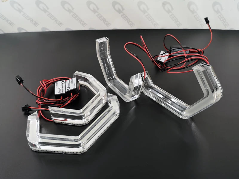 LED Angel Eyes Halo Rings (Concept M4 Style) – SEAT Leon Mk2 1P (2005–2012) Xenon Headlights