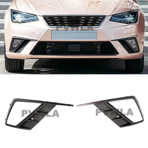Front Bumper Fog Lamp Grille Cover Set – SEAT Ibiza (2018–2021)