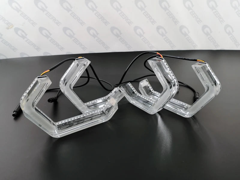 LED Angel Eyes Halo Rings (Concept M4 Style) – SEAT Leon Mk2 1P (2005–2012) Xenon Headlights