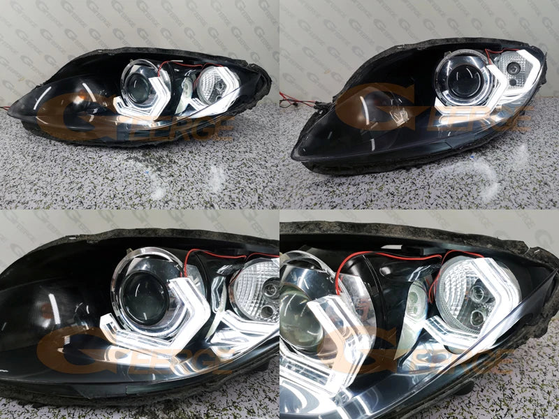LED Angel Eyes Halo Rings (Concept M4 Style) – SEAT Leon Mk2 1P (2005–2012) Xenon Headlights