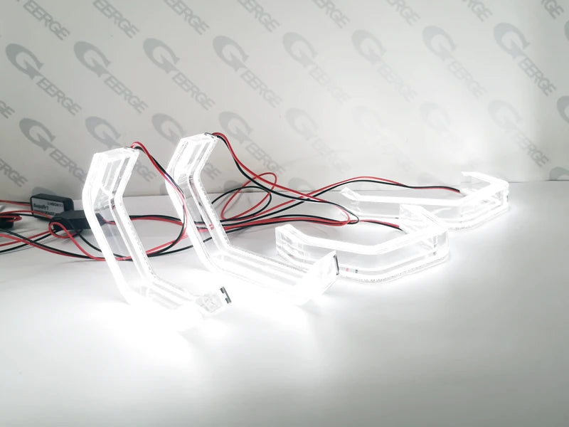 LED Angel Eyes Halo Rings (Concept M4 Style) – SEAT Leon Mk2 1P (2005–2012) Xenon Headlights