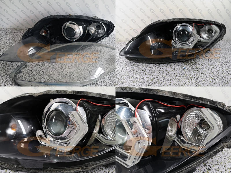 LED Angel Eyes Halo Rings (Concept M4 Style) – SEAT Leon Mk2 1P (2005–2012) Xenon Headlights
