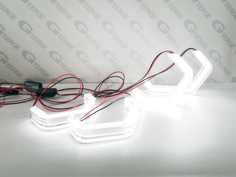 LED Angel Eyes Halo Rings (Concept M4 Style) – SEAT Leon Mk2 1P (2005–2012) Xenon Headlights