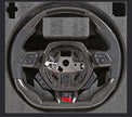LED Carbon Fiber Steering Wheel (Perforated Leather) for Lamborghini Huracán (2018–2024)