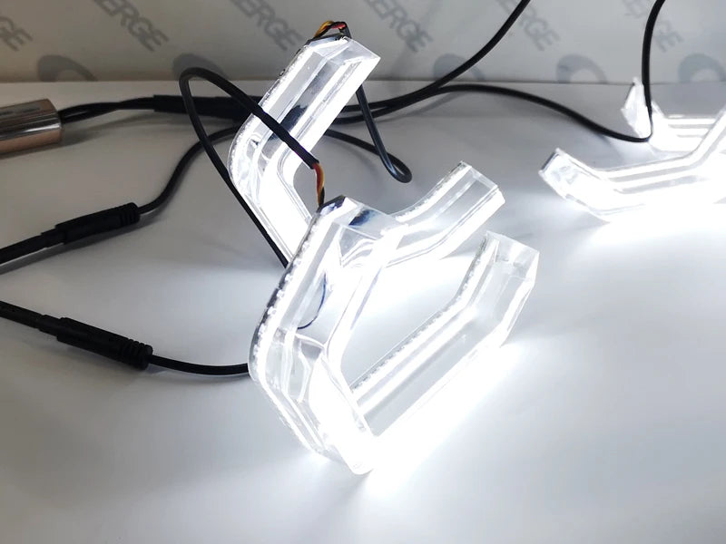 LED Angel Eyes Halo Rings (Concept M4 Style) – SEAT Leon Mk2 1P (2005–2012) Xenon Headlights