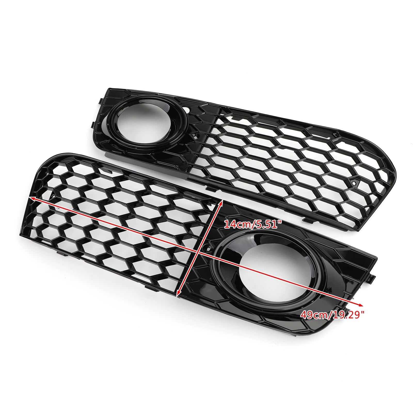 Audi A4 B8 Honeycomb Fog Light / Open Vent Grilles