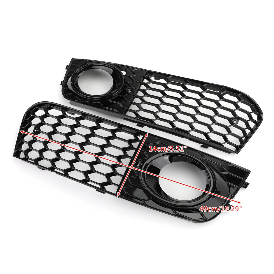 Audi A4 B8 Honeycomb Fog Light / Open Vent Grilles