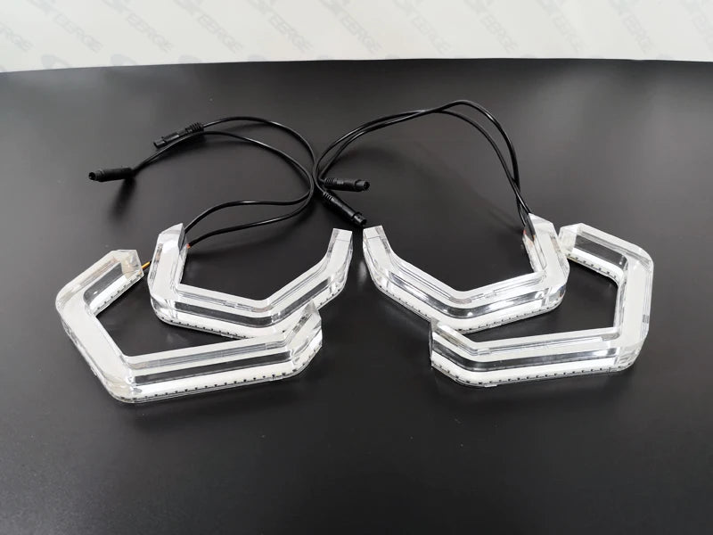 LED Angel Eyes Halo Rings (Concept M4 Style) – SEAT Leon Mk2 1P (2005–2012) Xenon Headlights