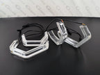 LED Angel Eyes Halo Rings (Concept M4 Style) – SEAT Leon Mk2 1P (2005–2012) Xenon Headlights