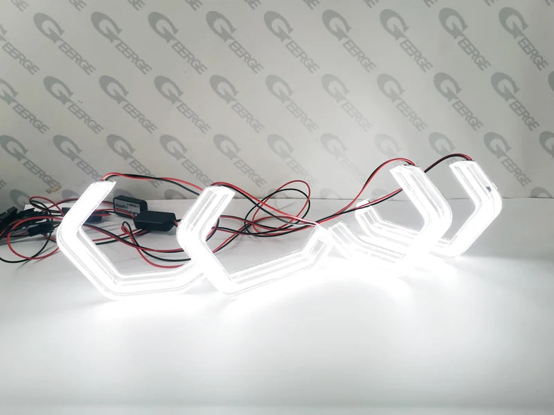 LED Angel Eyes Halo Rings (Concept M4 Style) – SEAT Leon Mk2 1P (2005–2012) Xenon Headlights