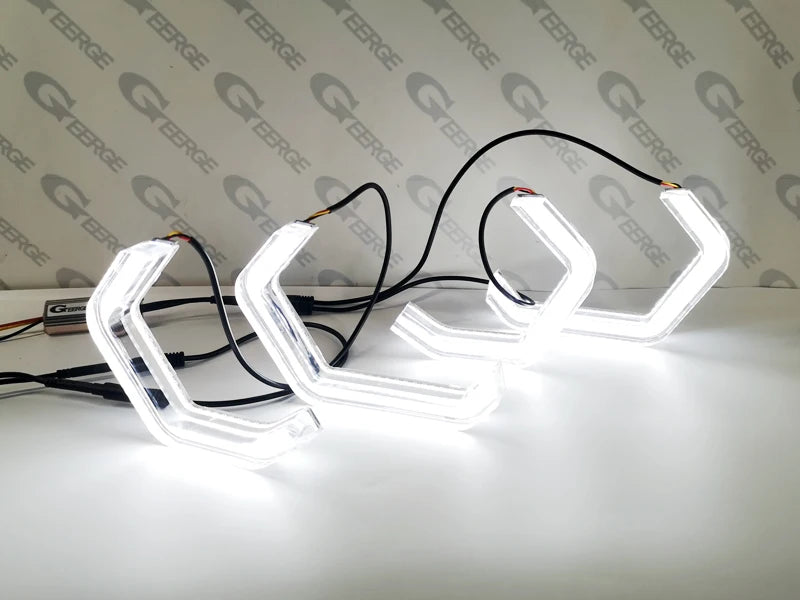 LED Angel Eyes Halo Rings (Concept M4 Style) – SEAT Leon Mk2 1P (2005–2012) Xenon Headlights