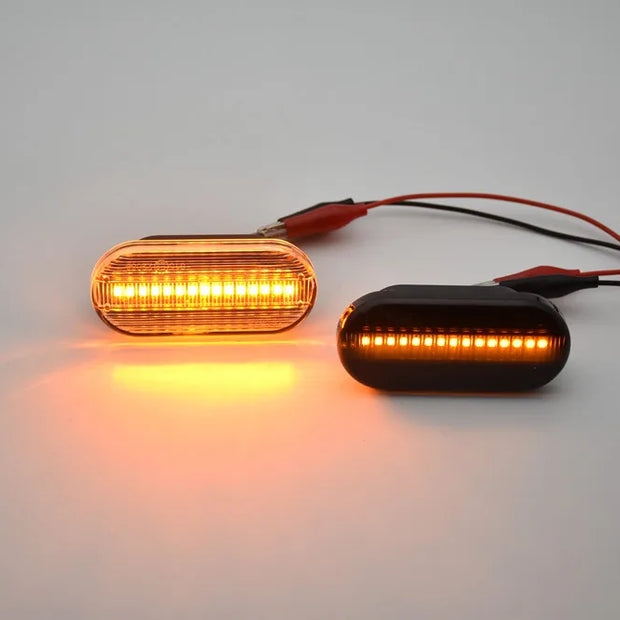 Dynamic LED Side Marker Indicator Set (Smoked Black) – VAG (2pcs)