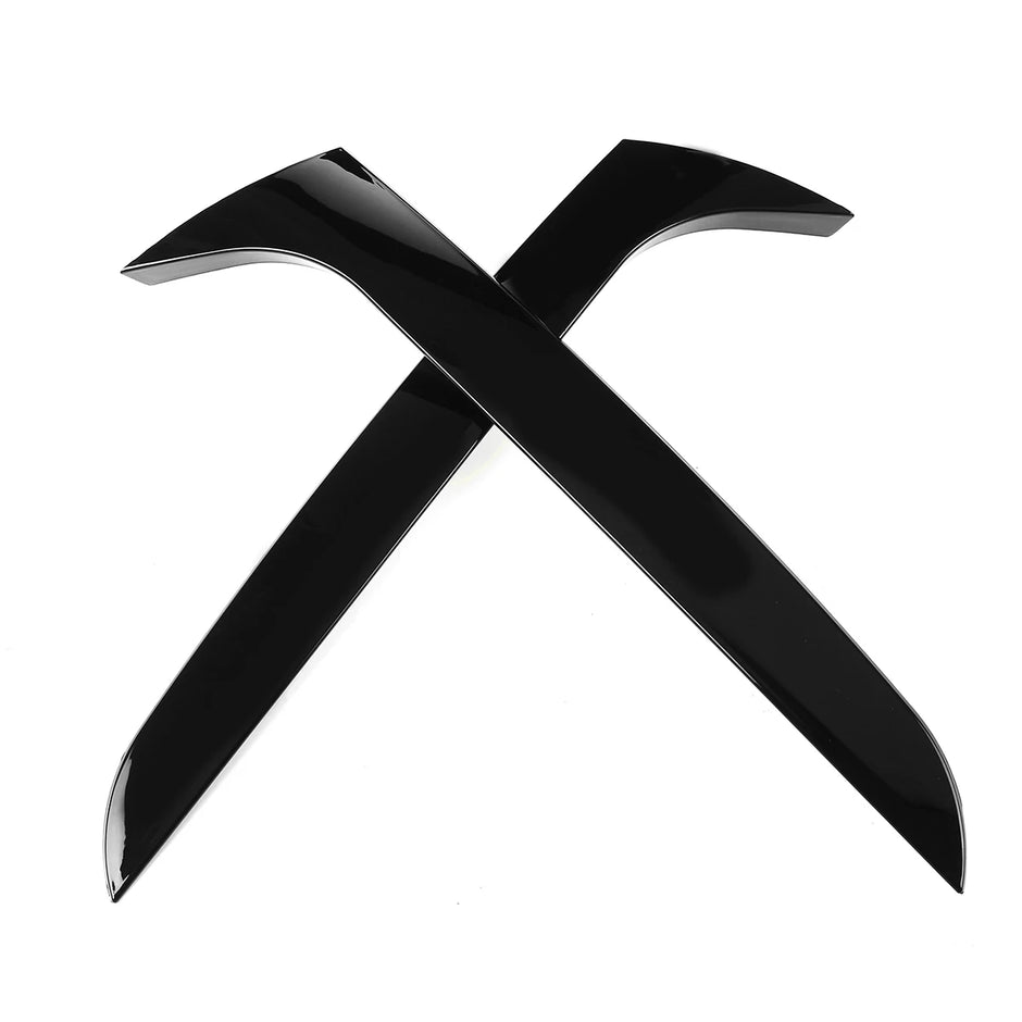 Gloss Black Rear Window Side Spoiler Covers – Audi A4 B8 Allroad/Avant (2009–2016)