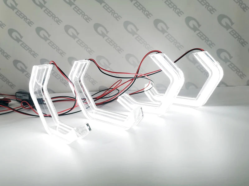 LED Angel Eyes Halo Rings (Concept M4 Style) – SEAT Leon Mk2 1P (2005–2012) Xenon Headlights