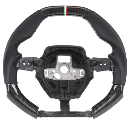 LED Carbon Fiber Steering Wheel (Perforated Leather) for Lamborghini Huracán (2018–2024)