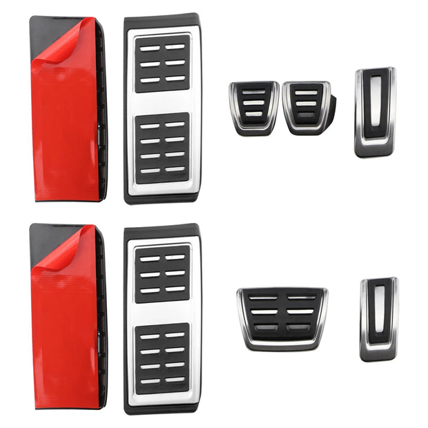 Stainless Steel Pedal Cover Set – VW Golf Mk7 / Seat Ibiza / Audi A1 / Skoda Fabia