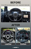 Carbon Fiber Steering Wheel Upgrade (Perforated Leather) – VW Golf 7/7.5 / GTI / GTE / GLI / Tiguan (2013–2019)