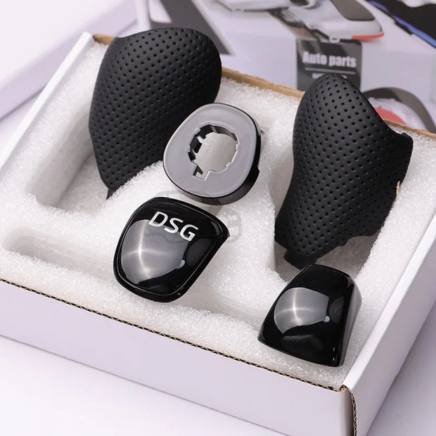 Leather DSG Gear Shift Knob Cover – Skoda Octavia/Superb/Fabia/Yeti (2010–2020)