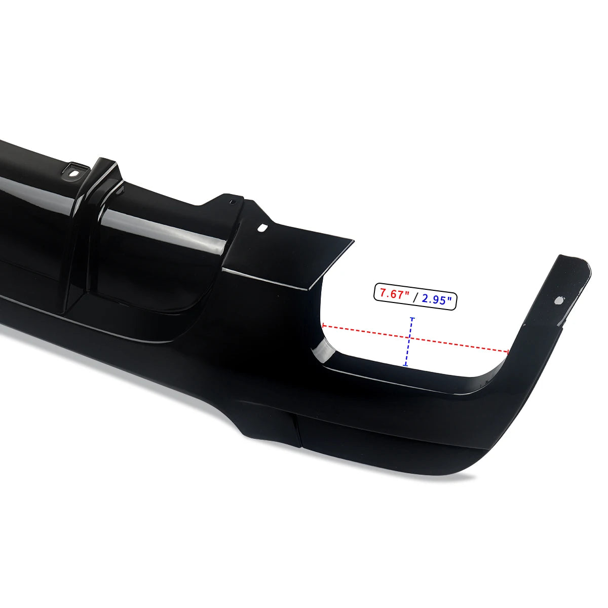 Rear Bumper Diffuser Lip (Gloss Black) – BMW 3 Series E92 / E93 M Sport (330i)