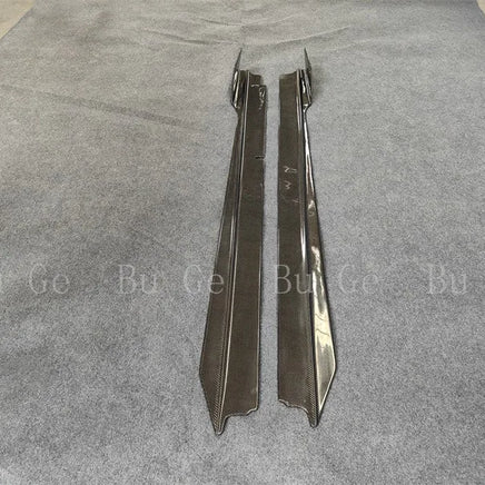 Lamborghini Huracán LP610 V-Style Carbon Fiber Side Skirts (Extended Body Kit)