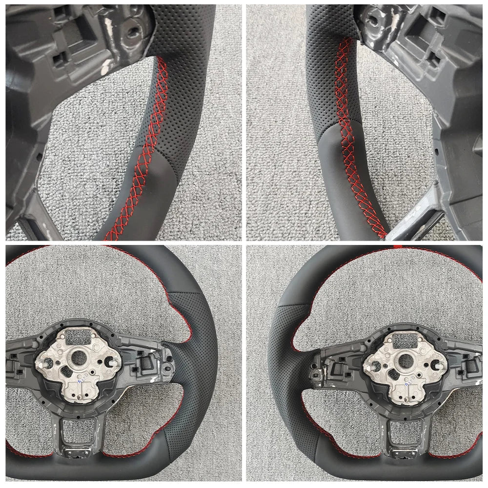Carbon Fiber Steering Wheel Upgrade (Perforated Leather) – VW Golf 7/7.5 / GTI / GTE / GLI / Tiguan (2013–2019)