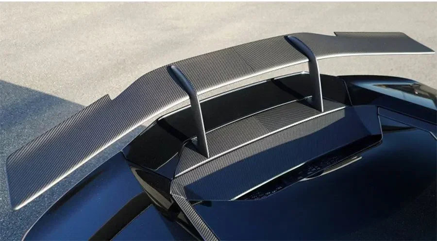 Lamborghini Huracan Carbon Rear Spoiler Tail Fins / Rear Wing Diverters