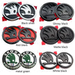 Skoda Front & Rear Badge Set – 80mm + 90mm ABS Emblem