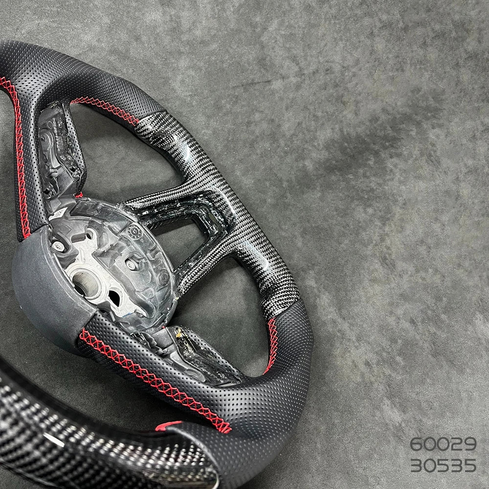 Real Carbon Fibre Steering Wheel – Customisable (Audi Fitment)