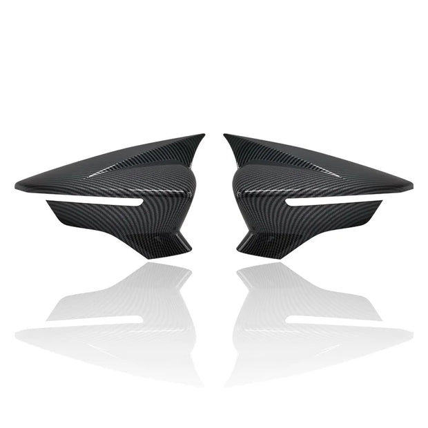 Carbon-Style Wing Mirror Cover Cap Add-Ons (2pcs) – SEAT Leon / Ibiza / Arona (2017–2020)