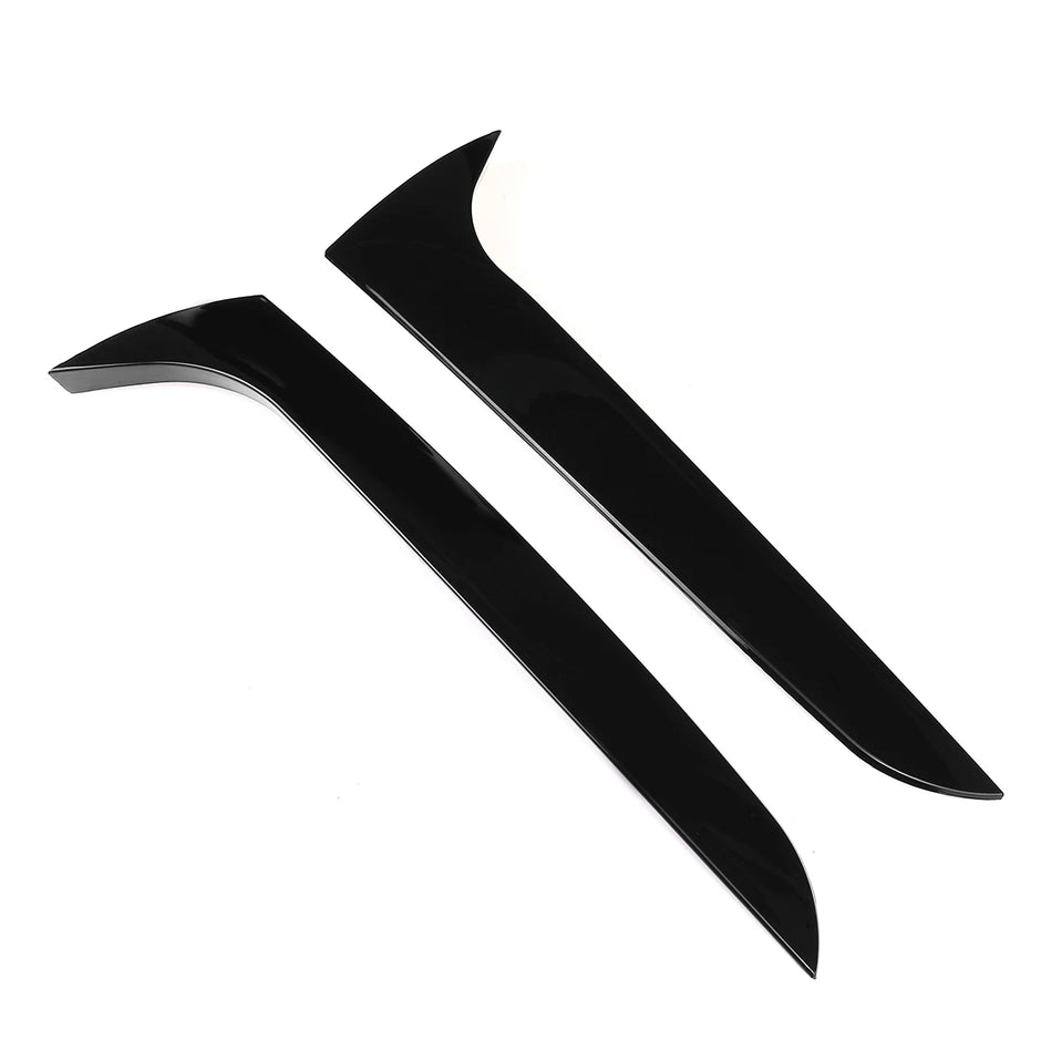 Gloss Black Rear Window Side Spoiler Covers – Audi A4 B8 Allroad/Avant (2009–2016)