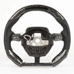 LED Carbon Fiber Steering Wheel (Perforated Leather) for Lamborghini Huracán (2018–2024)