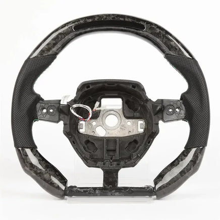 LED Carbon Fiber Steering Wheel (Perforated Leather) for Lamborghini Huracán (2018–2024)