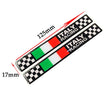 3D Reflective Italia Flag Sticker / Epoxy Resin Decal (Waterproof) – Motorcycles & Scooters