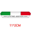 3D Reflective Italia Flag Sticker / Epoxy Resin Decal (Waterproof) – Motorcycles & Scooters