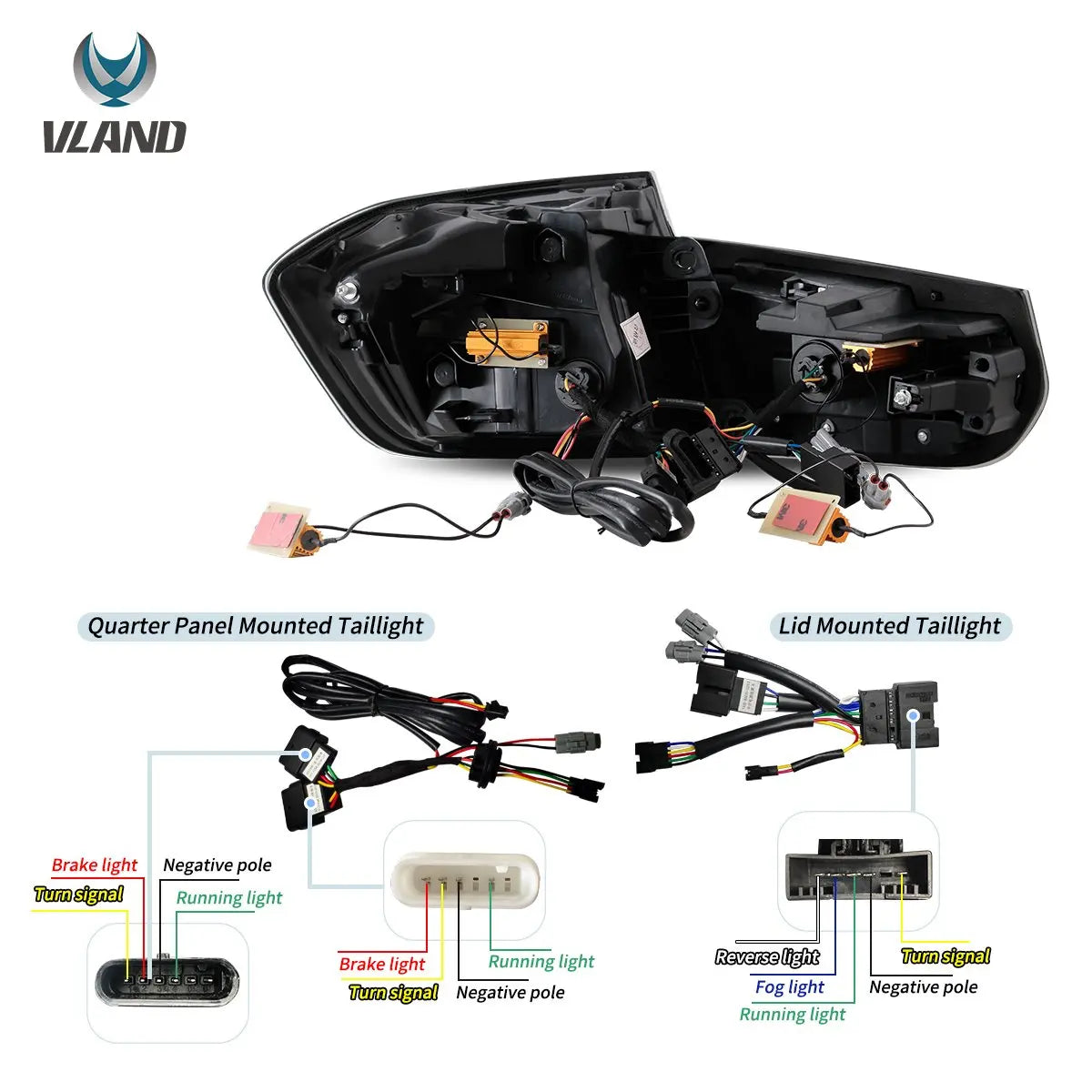 GTS-Style LED Tail Lights for BMW 3 Series F30 / F80 (2012–2019)