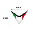 3D Reflective Italia Flag Sticker / Epoxy Resin Decal (Waterproof) – Motorcycles & Scooters