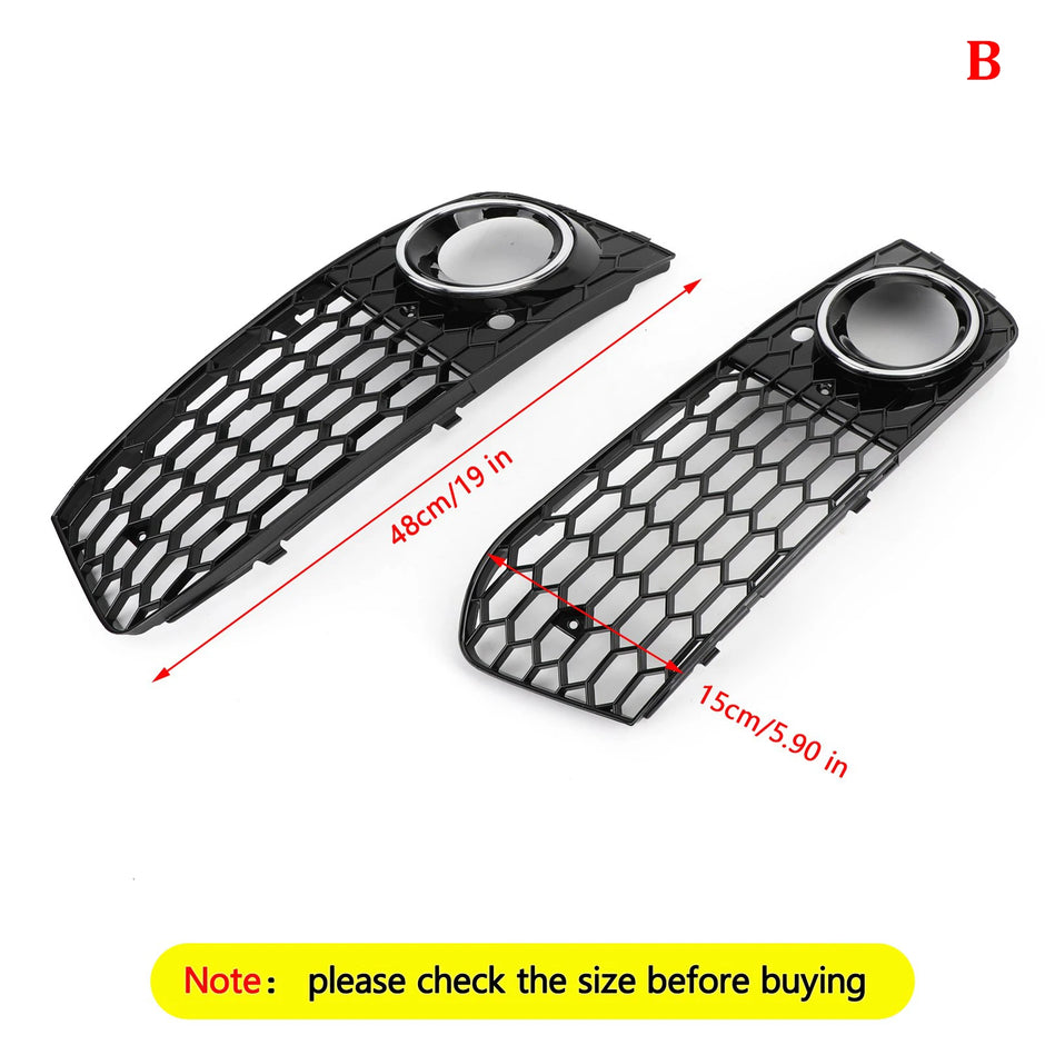 Audi A4 B8 Honeycomb Fog Light / Open Vent Grilles