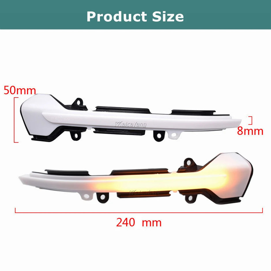 Dynamic LED Mirror Indicator Repeaters – SEAT (Pair)
