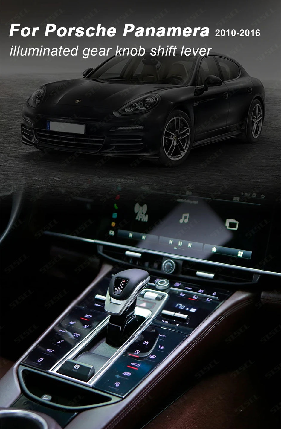 Illuminated Gear Selector Upgrade – Porsche Panamera 970 (2008–2016)